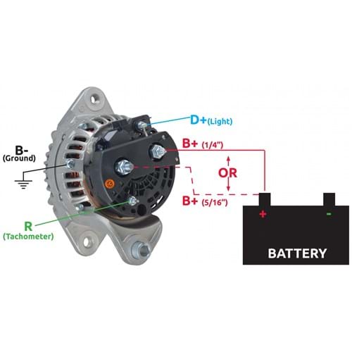 8301316 Alternator - New, 12V, 160A, Aftermarket Bosch