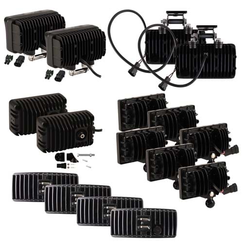 8302242 Complete Flood Beam LED Light Kit for John Deere 8000 Series Tractors - (Pkg. of 16)