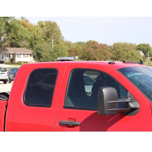 8302338 Low Profile Amber LED Warning Light, 8 Flash Patterns