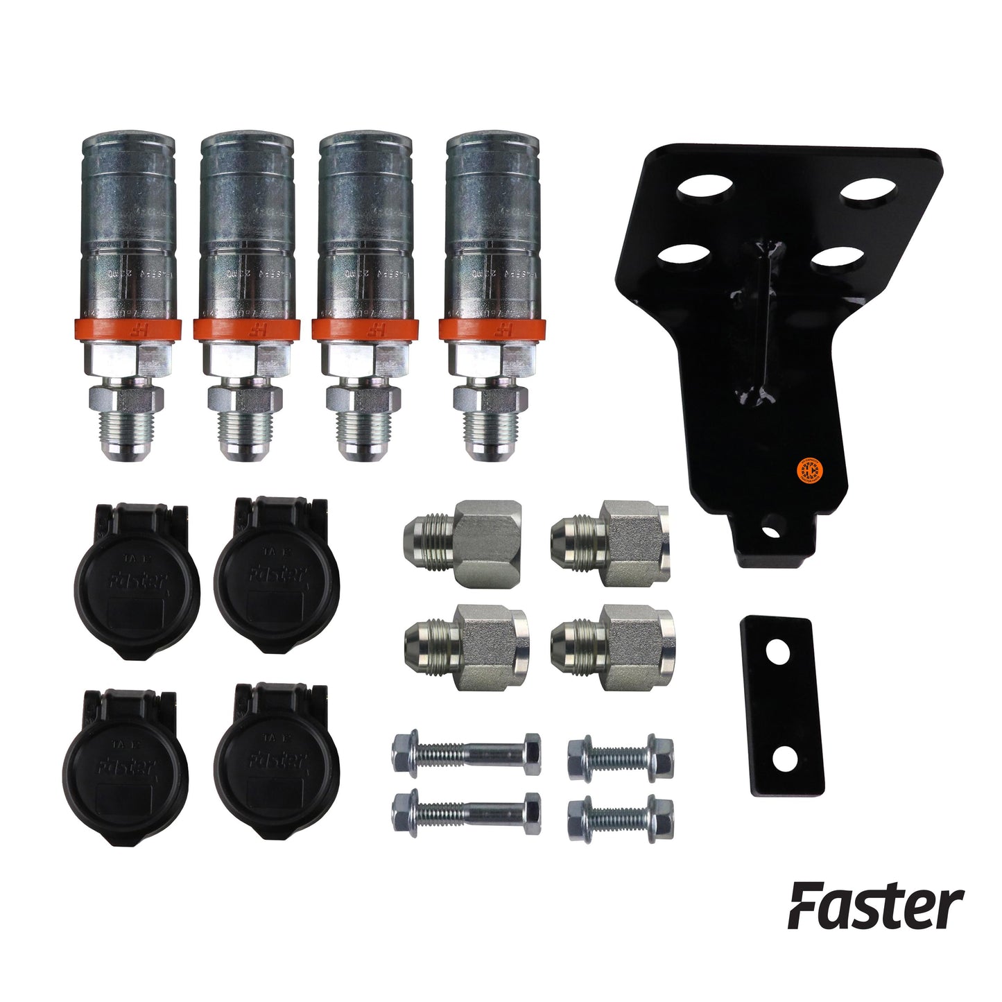8302343 Faster Hydraulic Breakaway Coupler Kit, Female