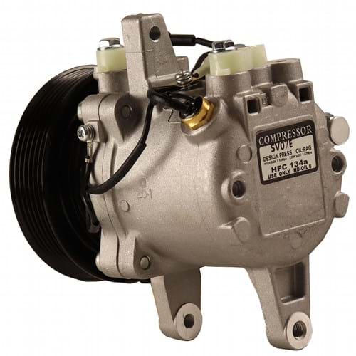 882012412 Nippondenso SV07E Compressor, w/ 6 Groove Clutch - New