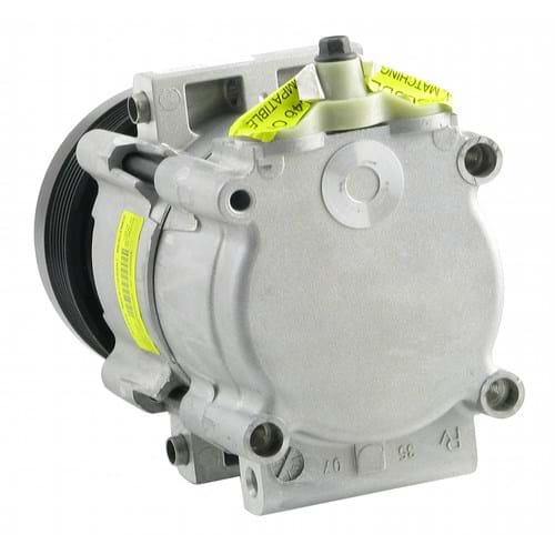 8882001879 Genuine Mando FS10 Compressor, w/ 6 Groove Clutch - New