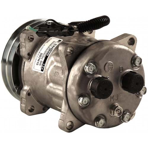 8885812045 Genuine Sanden SD7H15HD Compressor, w/ 2 Groove Clutch - New