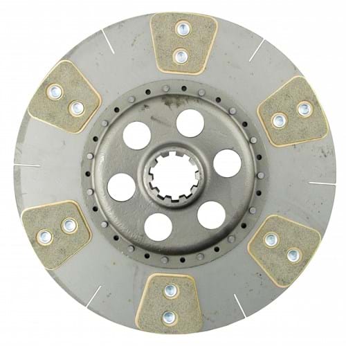 AK956052 HD6 12" Transmission Disc, 6 Pad, w/ 1-3/4" 10 Spline Hub - Reman