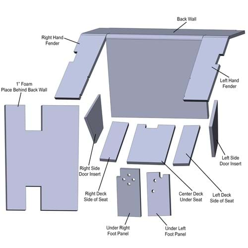 C86W Cab Kit, Western Design Vinyl