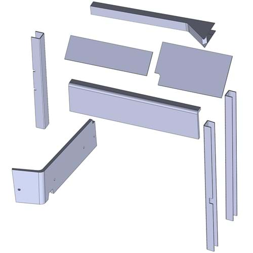 CA9200 Cab Kit, Embassy Gray Vinyl