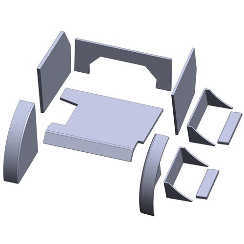 CF6701 Cab Kit, Blue Vinyl