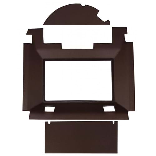 CR504H Main Headliner, Brindle Brown Vinyl w/ Formed Plastic