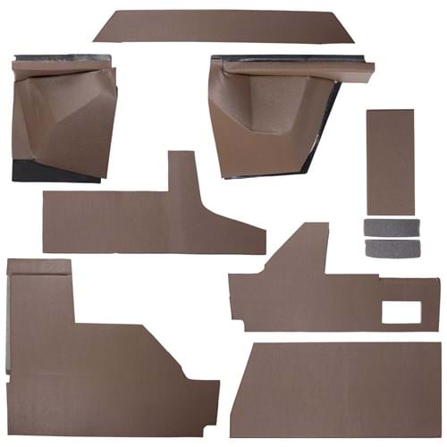 CR50EZ EZ Cab Kit, Brown Vinyl w/ Formed Plastic