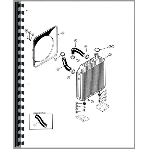 CA-P-970 Case 970 Tractor Parts Manual (SN# to 8675001)