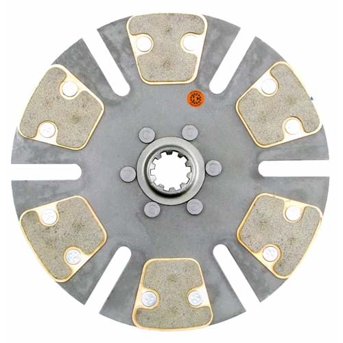 D1146907 10" Transmission Disc, 6 Pad, w/ 1-1/4" 10 Spline Hub - New
