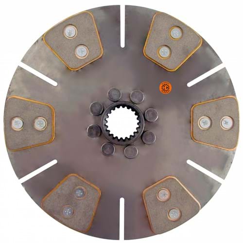 D2214641 11" Transmission Disc, 6 Pad, w/ 1-9/16" 20 Spline Hub - Reman