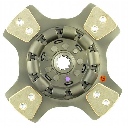 D247859 11" Transmission Disc, 4 Pad, w/ 1-1/4" 10 Spline Hub - New
