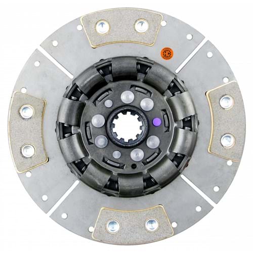D253187 HD 9" Transmission Disc, 4 Pad, w/ 1-1/8" 10 Spline Hub - Reman