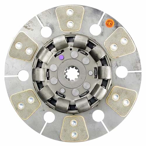 D261029 HD6 12" Transmission Disc, 6 Pad, w/ 1-1/4" 10 Spline Hub - Reman