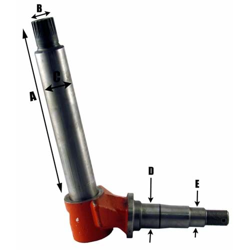 HCA167024 Spindle, 2WD, LH or RH