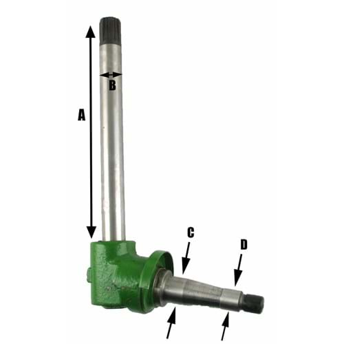 HCAR55180 Spindle, 2WD, LH or RH