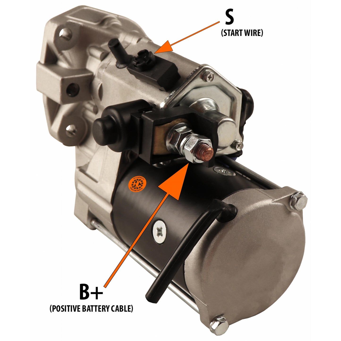 HCHR501298 Starter - New, 12V, OSGR, CW, Aftermarket Nippondenso