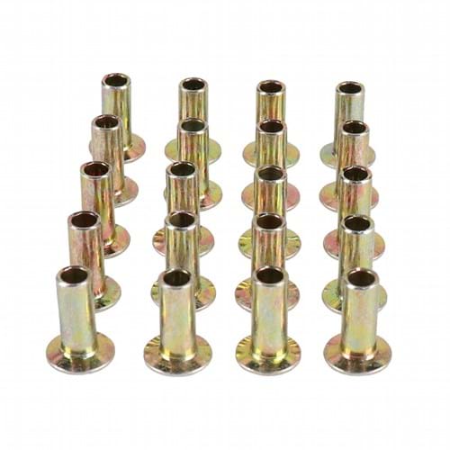 HCR1761 Brake Pad Rivets, 1/2" Brass Plated, (Pkg. of 20)