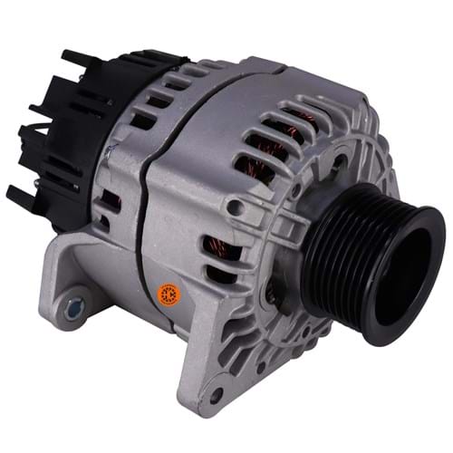 HF84141452 Alternator - New, 12V, 120A, Aftermarket Iskra/MAHLE