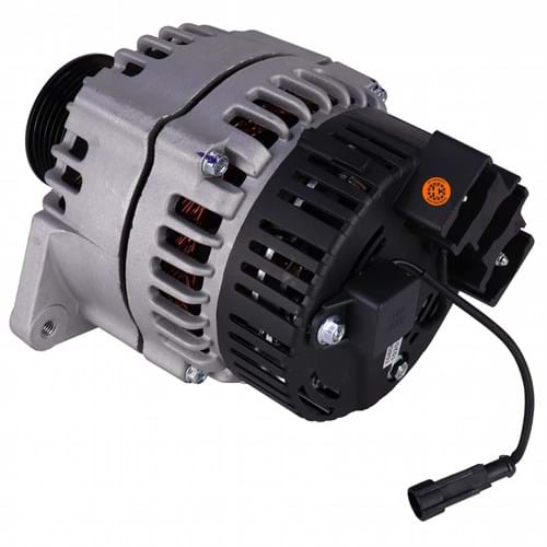 HF84141452 Alternator - New, 12V, 120A, Aftermarket Iskra/MAHLE