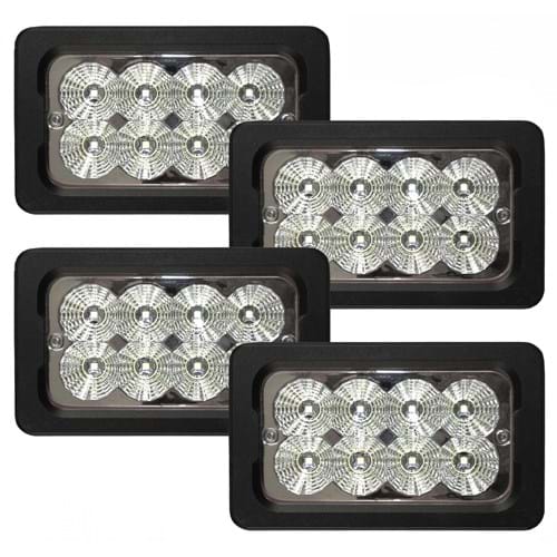 HF9707426 KIT LED Flood Beam Hood Light for New Holland & Versatile Tractors, 3200 Lumens (Pkg. of 4)