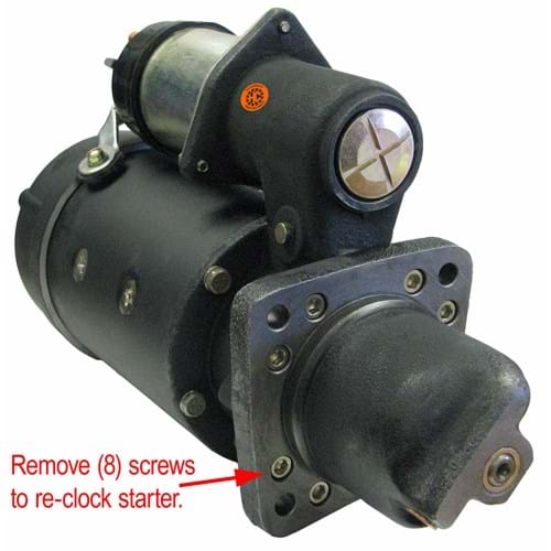 HR41755 Starter - New, 12V, DD, CW, Aftermarket Delco Remy