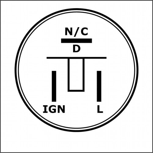 HR72916 Alternator - New, 12V, 40A, Aftermarket Nippondenso