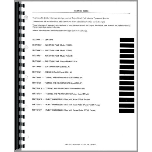 IH-S-RBDSL PUM International Harvester 95 Pay Hauler Diesel Pump Service Manual