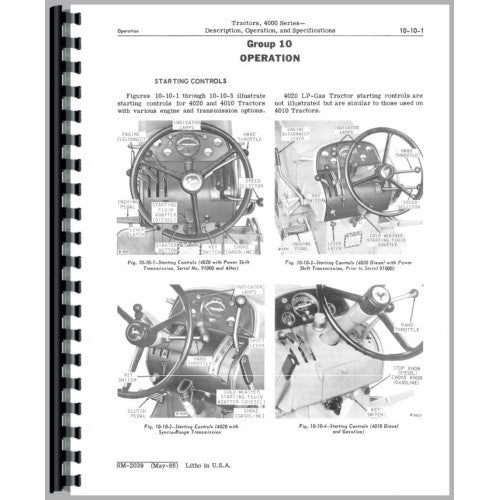 JD-S-SM2039 John Deere 4020 Tractor Service Manual (1963-72) (0-200999)