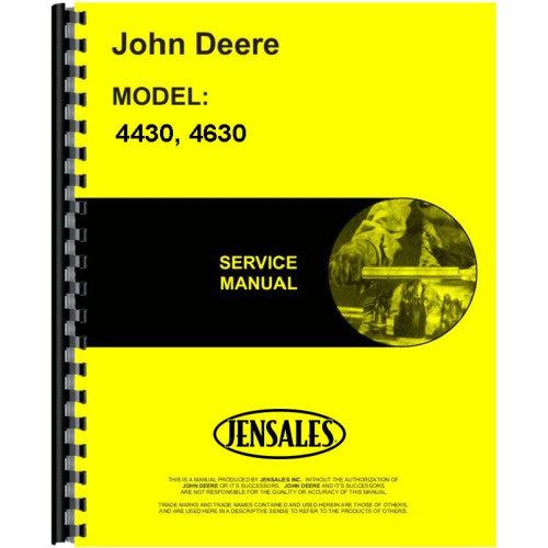 JD-S-TM1172 John Deere 4630 Tractor Service Manual (SN# 11717 and Up)