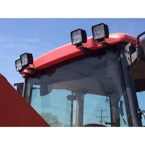 K3G710-75910 Square Flood Beam LED Light for Kubota Excavators & Tractors, 2800 Lumens
