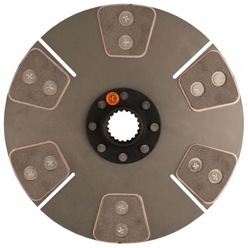 KTA040-20500 HD6 10-1/4" Transmission Disc, 6 Pad, w/ 1-3/8" 19 Spline Hub - New