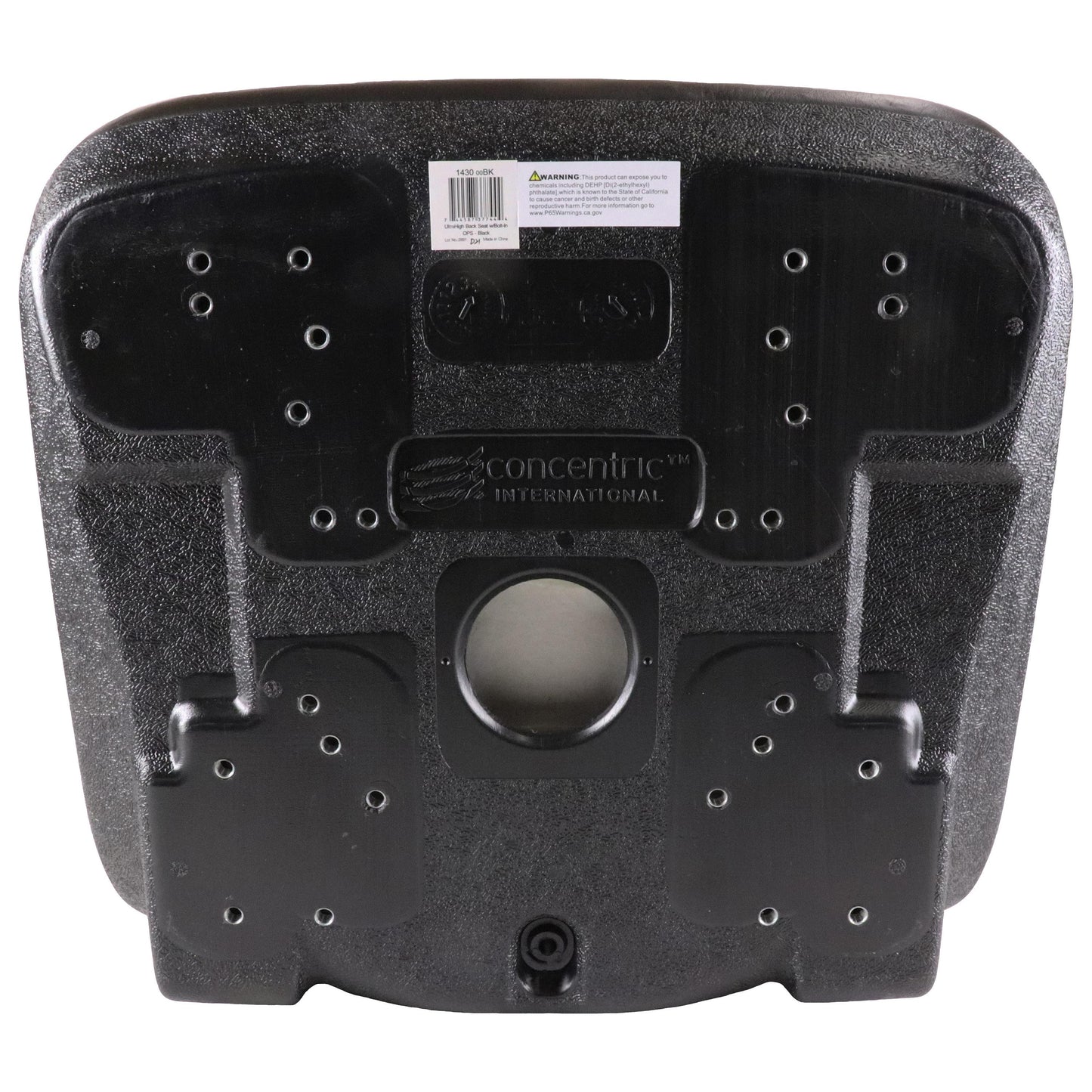 KTC630-88722 High Back Seat, Black Vinyl