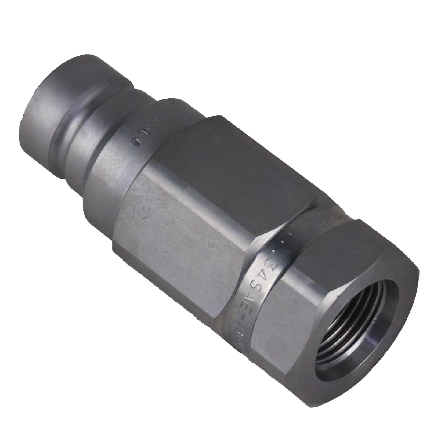 KV0621-77460 Faster Flat Face Hydraulic Breakaway Coupler, Male, Genuine OEM Style