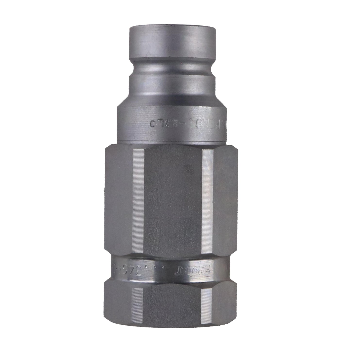 KV0621-77460 Faster Flat Face Hydraulic Breakaway Coupler, Male, Genuine OEM Style