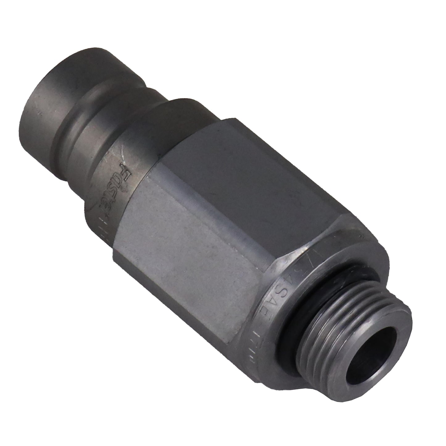 KV0631-77240 Faster Flat Face Hydraulic Breakaway Coupler, Male, Genuine OEM Style