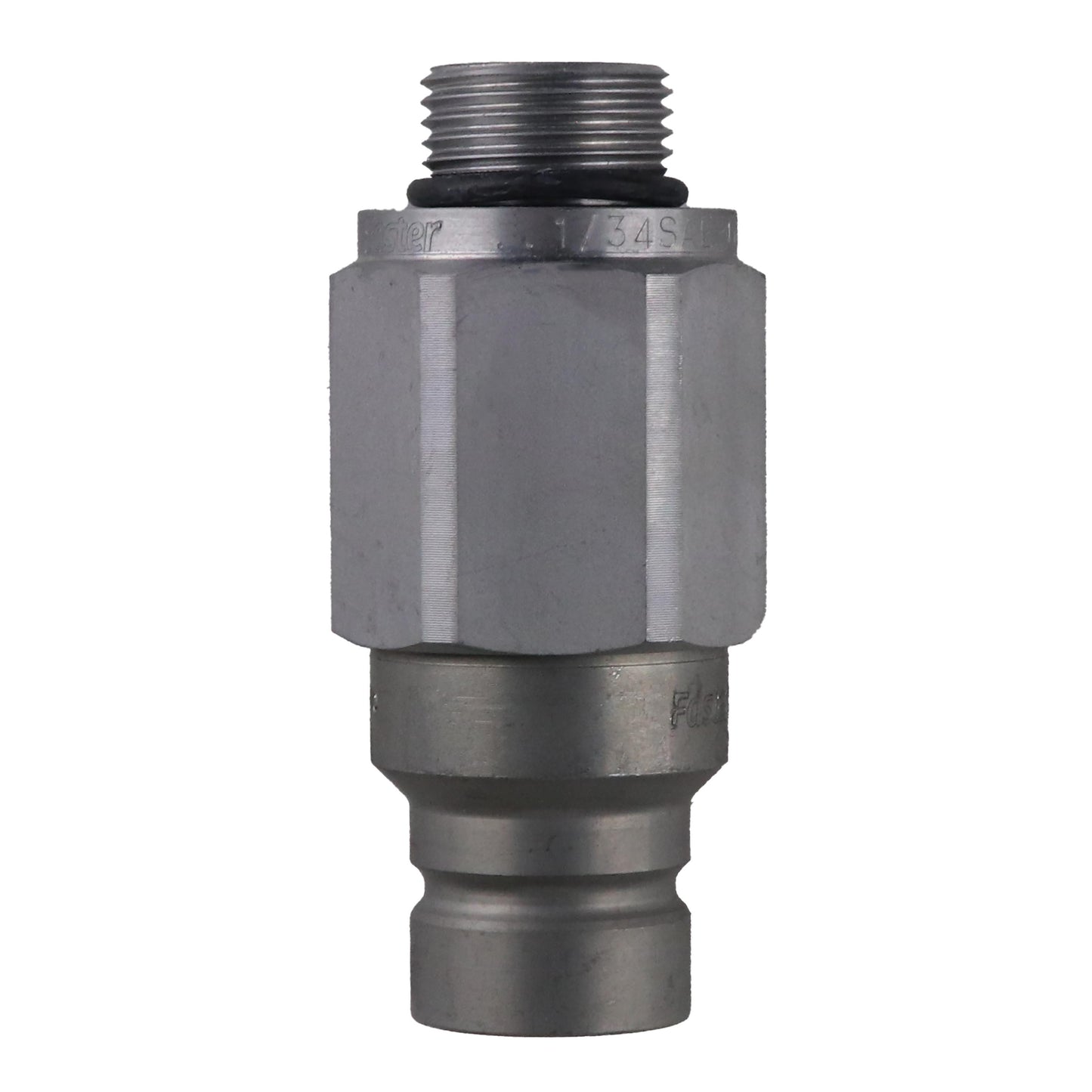 KV0631-77240 Faster Flat Face Hydraulic Breakaway Coupler, Male, Genuine OEM Style