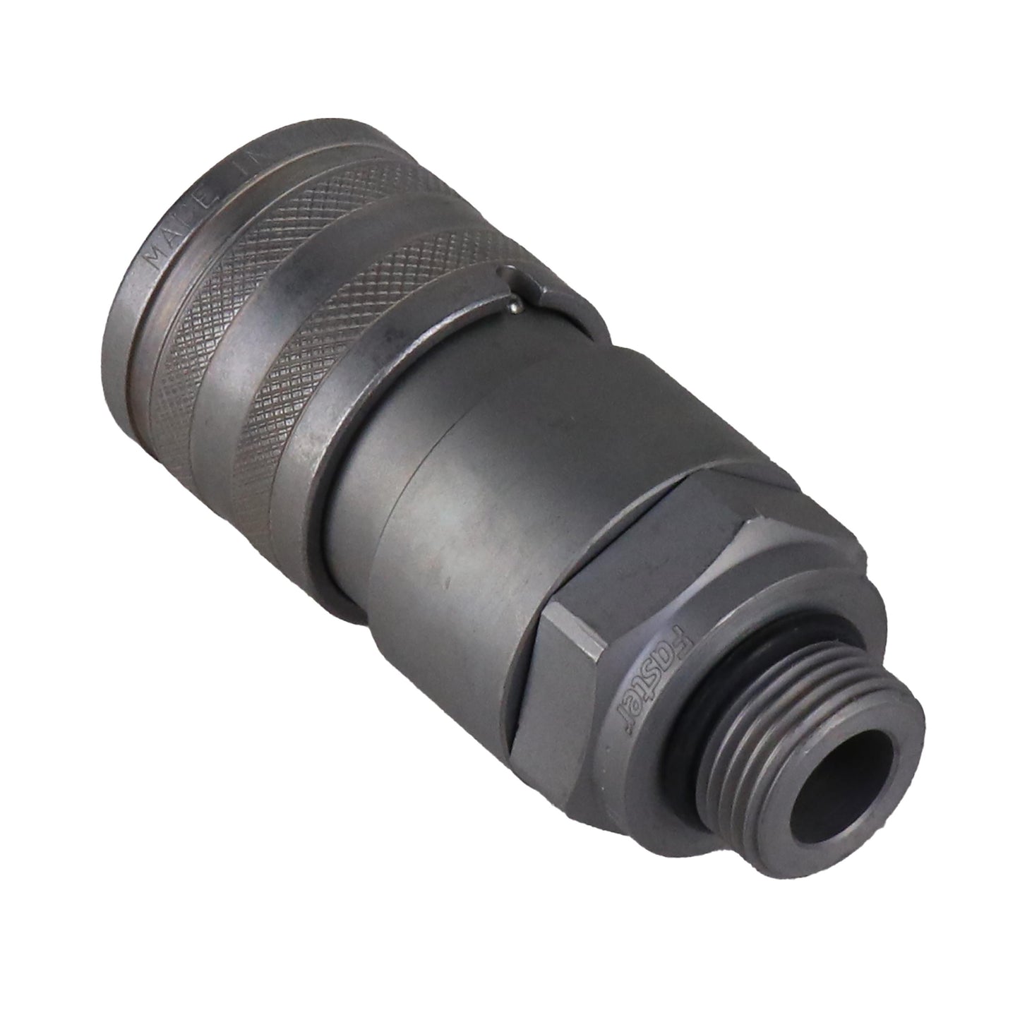 KV0631-77250 Faster Flat Face Hydraulic Breakaway Coupler, Female, Genuine OEM Style