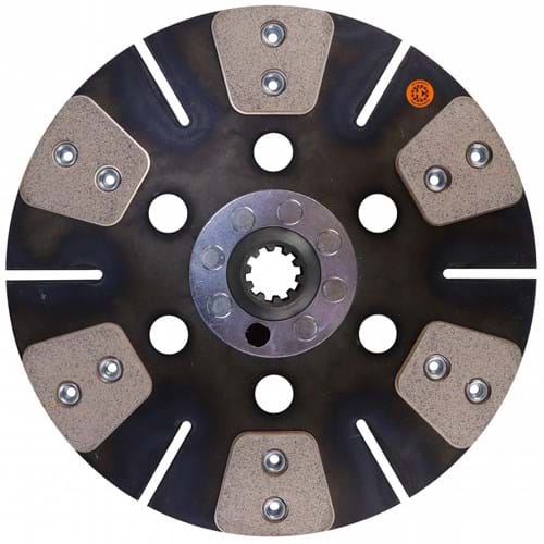 M513580 HD6 11" Transmission Disc, 6 Pad, w/ 1-1/8" 10 Spline Hub - New