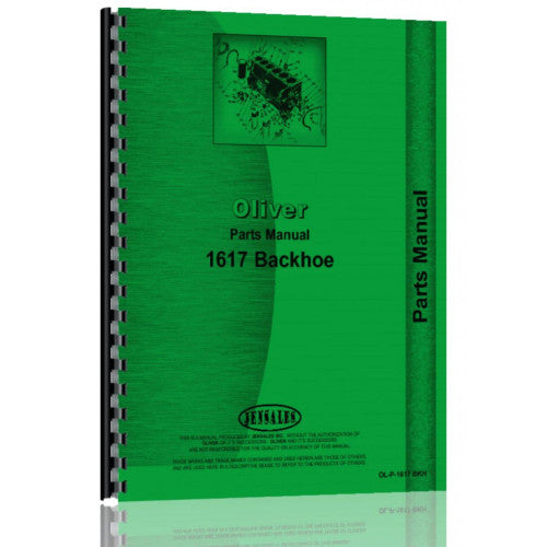 OL-P-1617 BKH Oliver 1650 Backhoe Attachment Parts Manual (Attachment)