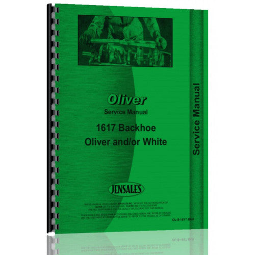 OL-S-1617 BKH Oliver 1650 Backhoe Attachment Service Manual