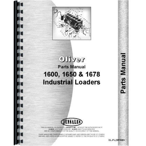 OL-P-LDR1600 Oliver 1650 Loader Attachment Parts Manual