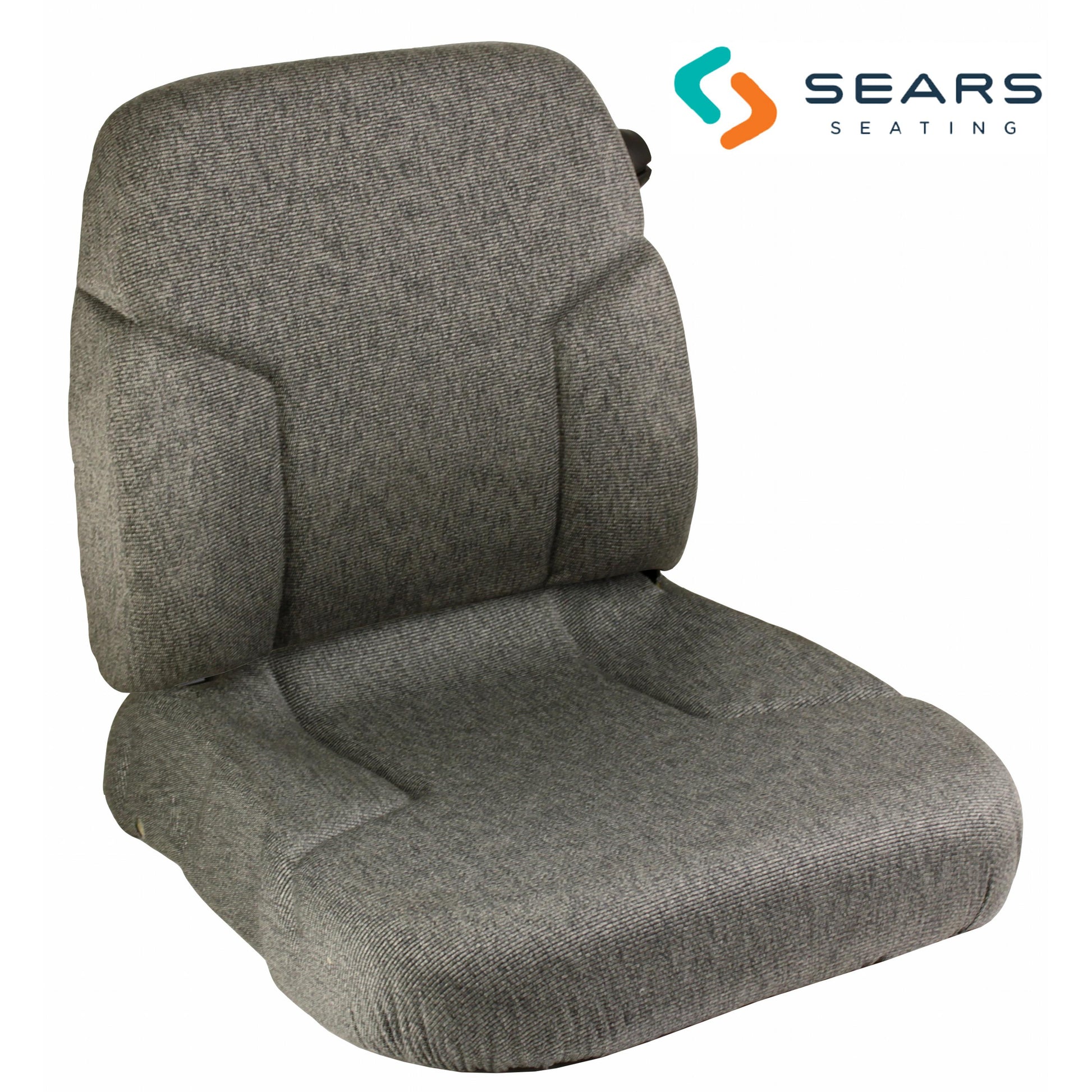 S134181A2 Cushion Set, Gray Fabric, Genuine Sears w/ Lumbar - (2 pc.)