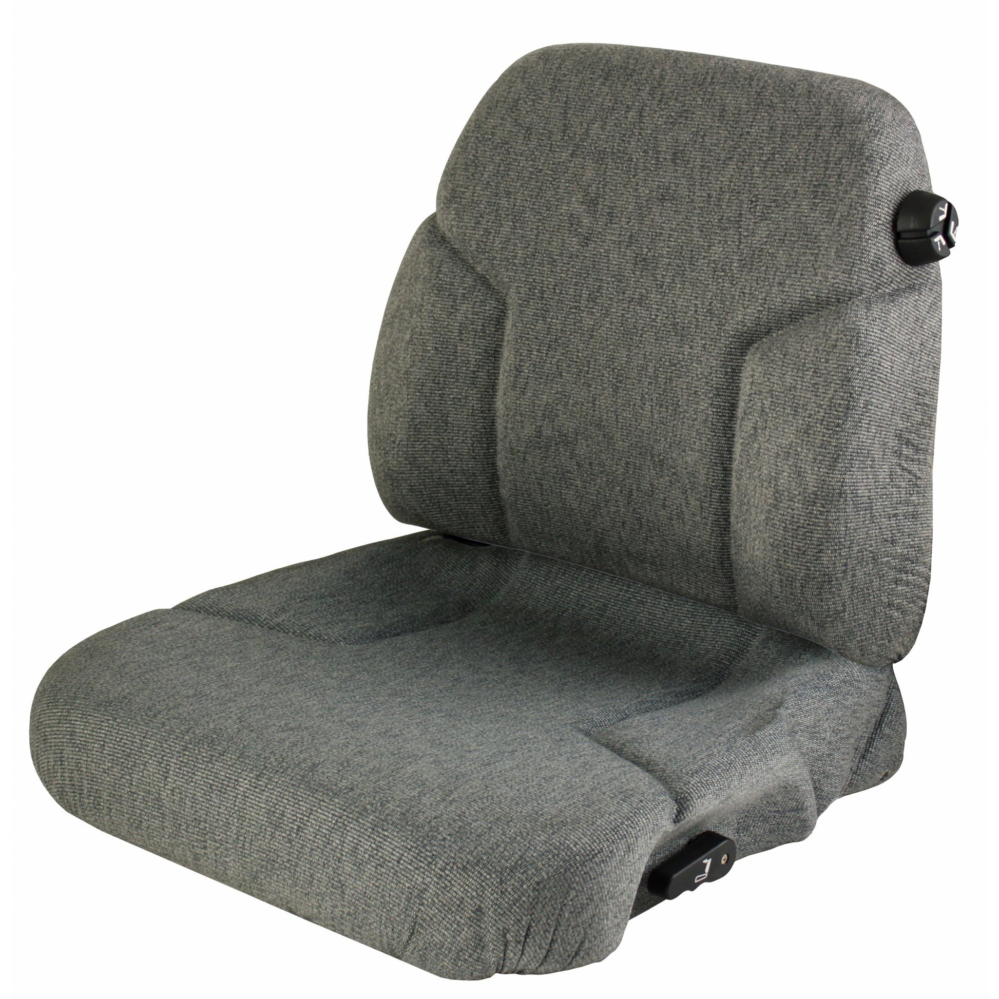 S134181A2 Cushion Set, Gray Fabric, Genuine Sears w/ Lumbar - (2 pc.)