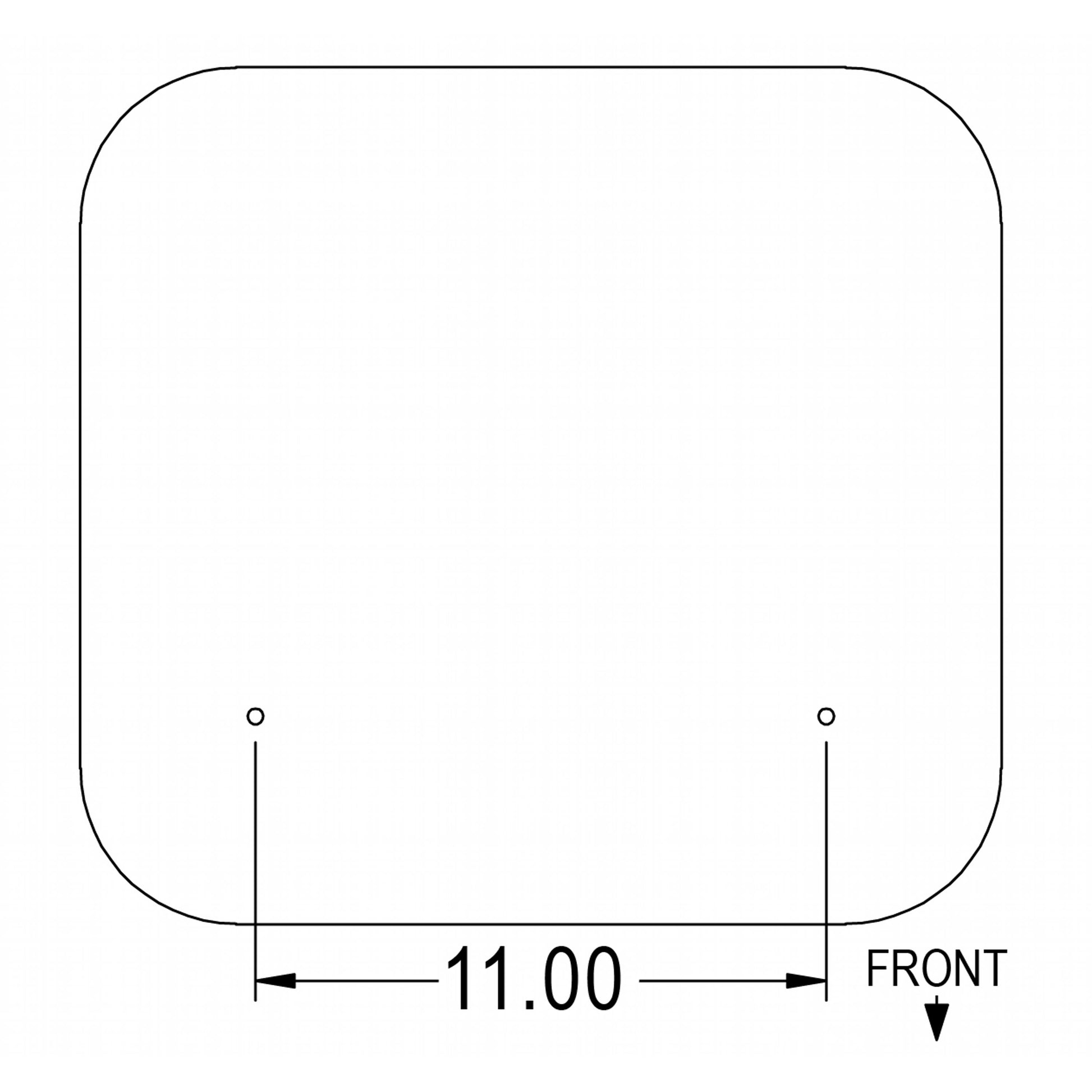 S3123330 Cushion Set, Black Vinyl - (2 pc.)