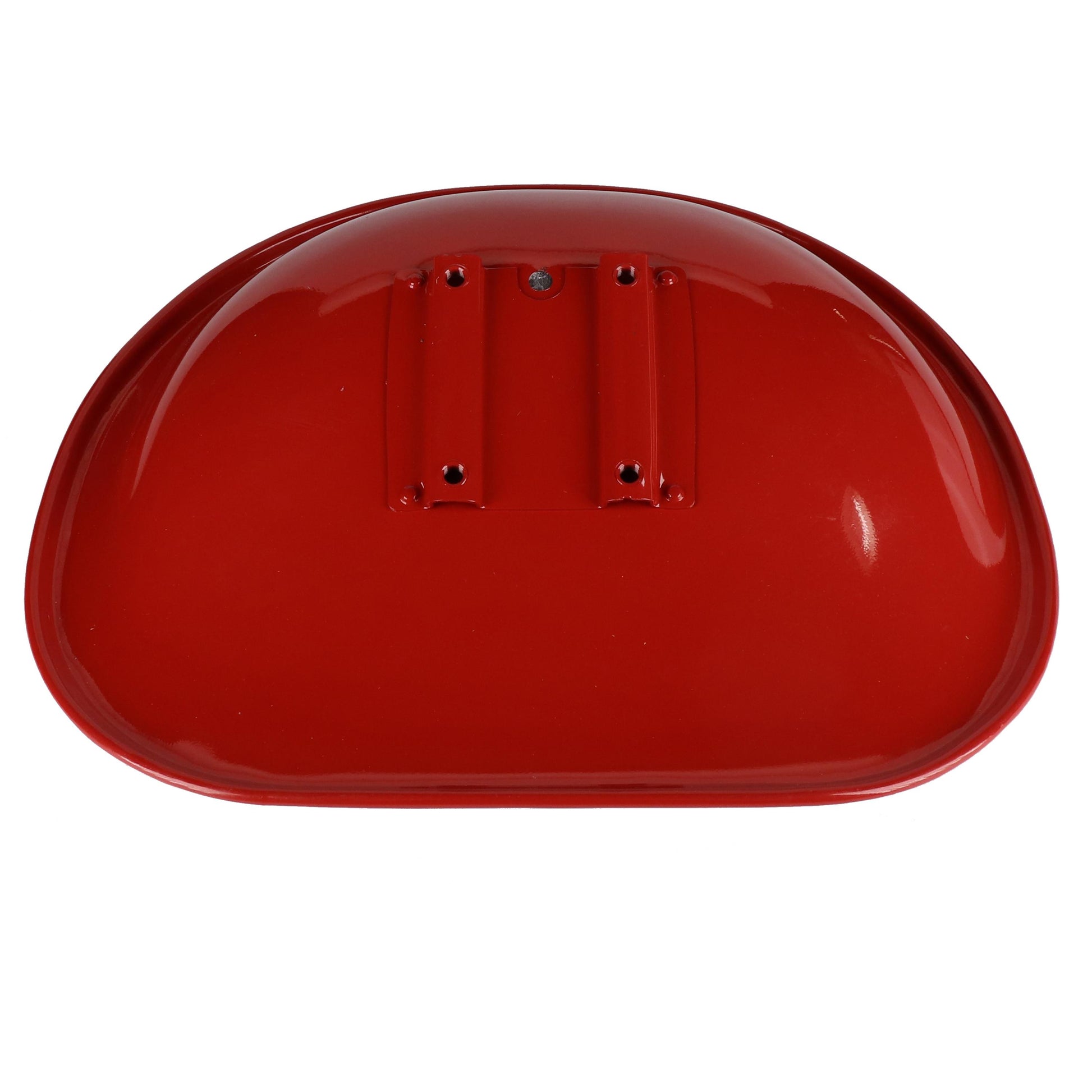 S357520N Pan Seat for International Harvester, Silver Vinyl, Four Bolt Mount