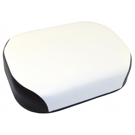S400711 Seat Cushion, Black & White Vinyl, Classic Style