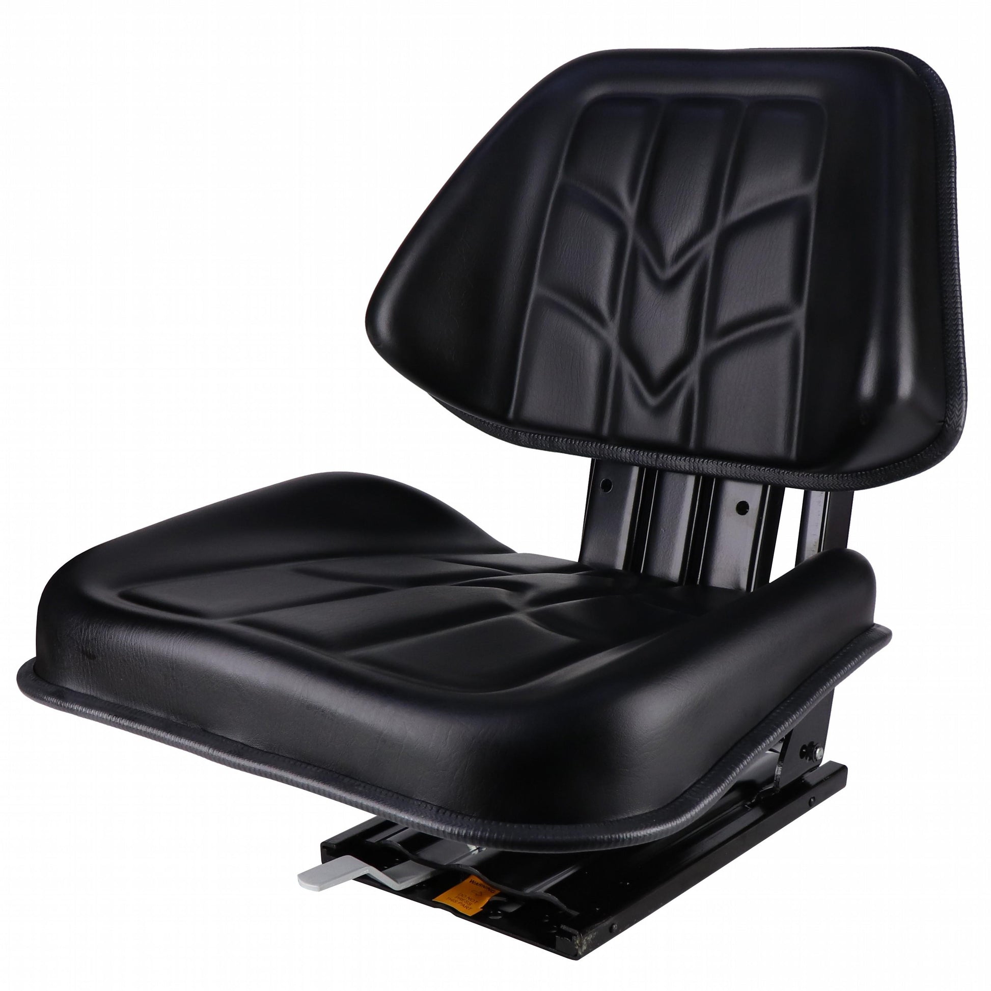 S8301276 Low Back Seat, Black Vinyl w/ Mechanical Suspension