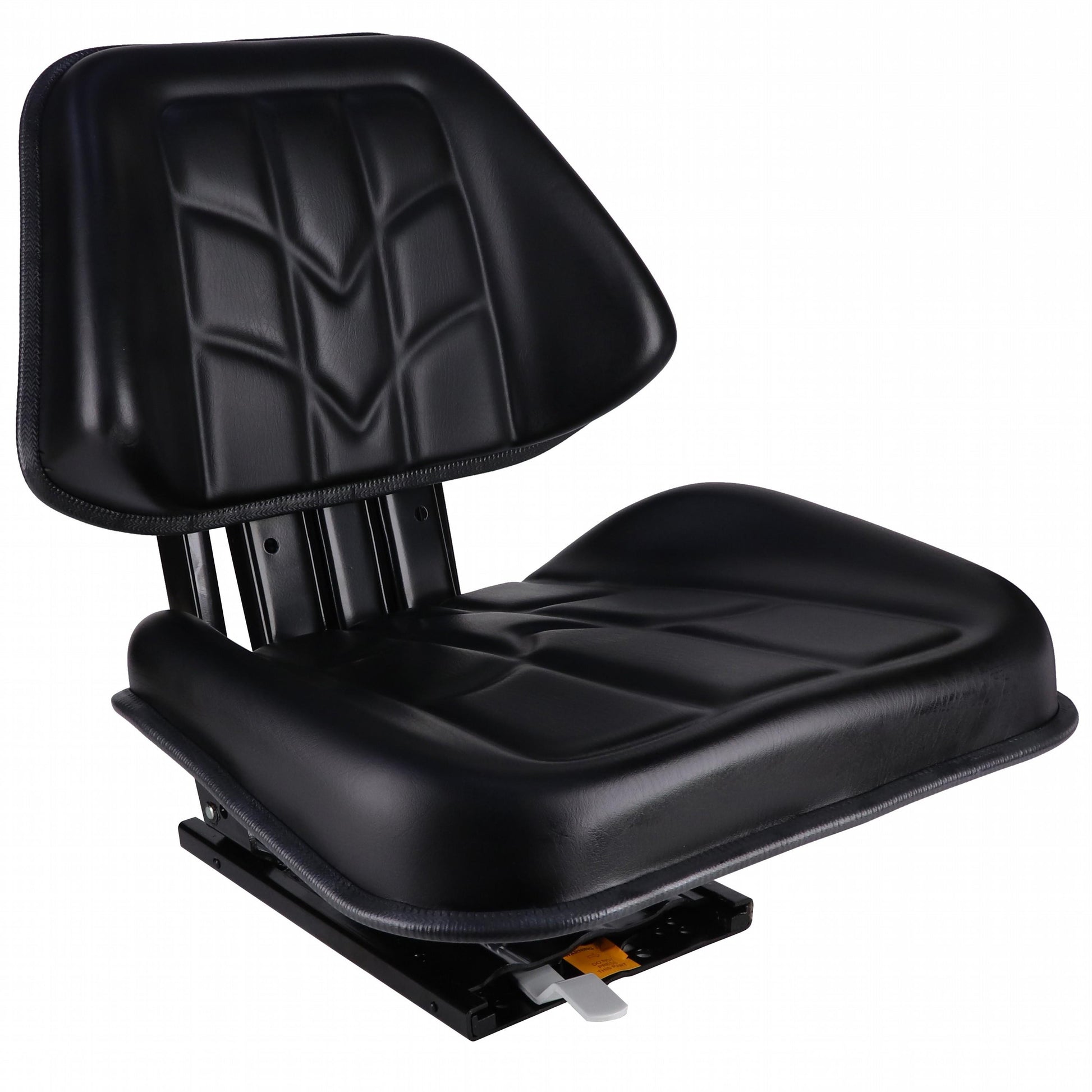 S8301276 Low Back Seat, Black Vinyl w/ Mechanical Suspension